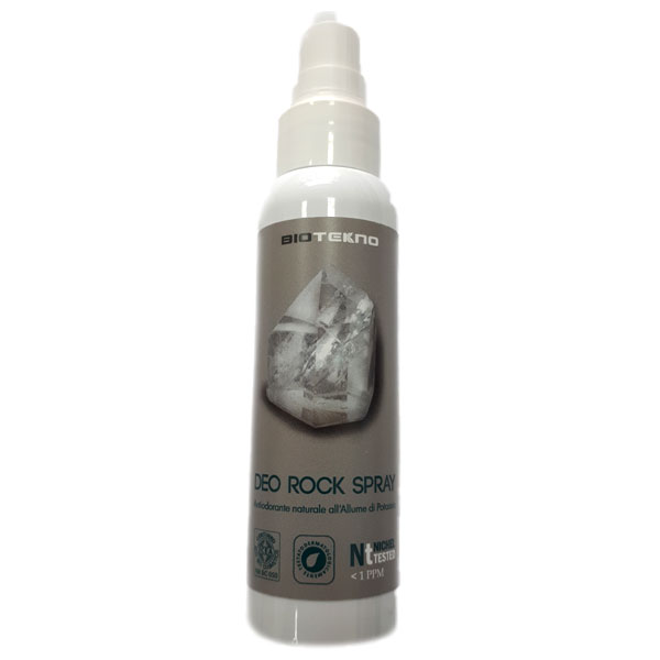 Deodorante Naturale Bio Deo Rock Spray all’Allume di Potassio – BIOTEKNO