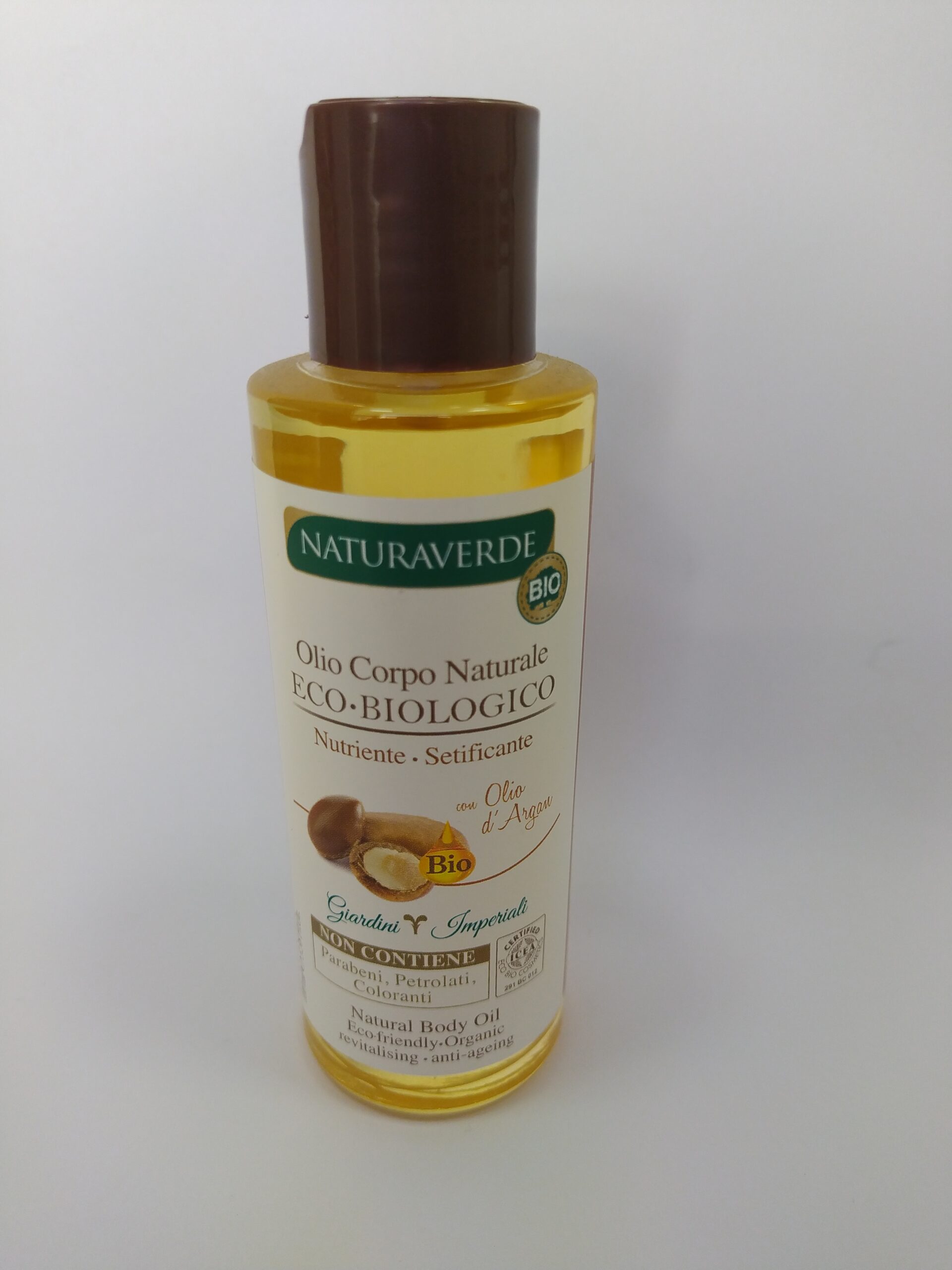 Olio Corpo Naturale Bio con olio di Argan – NATURAVERDE