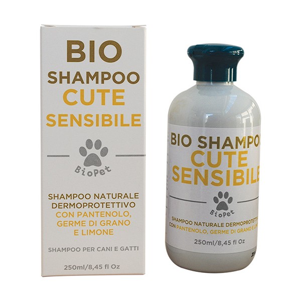 Bio Shampoo Dermoprotettivo per Cute Sensibile Cani e Gatti – BIOPET